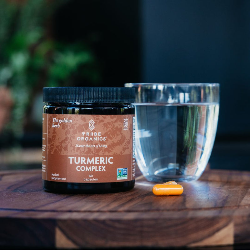Organic Turmeric Capsules Complex | TRIBE ORGANICS