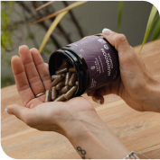 tribe organics capsules in hand 2