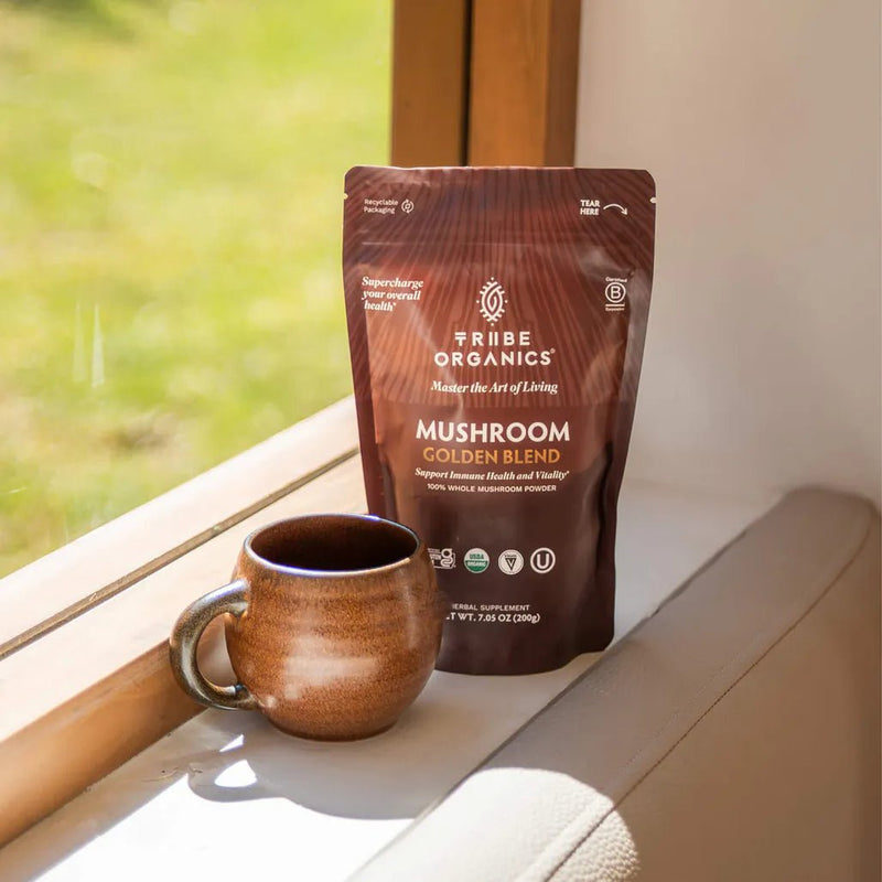 Mushroom Golden Blend Powder 1-Pack 25 - TRIBE ORGANICS